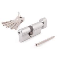 Цилиндровый механизм ABUS KD6N 80мм. (35/K45) кл./верт. 5 кл. (никель) /10 (Германия)