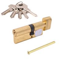 Цилиндровый механизм Apecs SC-70(30С/40)-C-G (ключ/вертушка) (золото) (10/50)