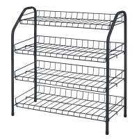 Этажерка для обуви ЭТ1 черный (660*280*700) НИКА (1)