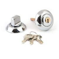 Фиксатор с ключом Apecs WC-K-0803-CR (хром) Megapolis (5/30)