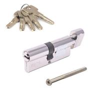 Цилиндровый механизм Apecs SM-75(35/40C)-C-NI (ключ/вертушка) (никель) (10/50)