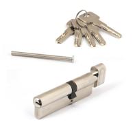 Цилиндровый механизм Apecs SM-100(60/40C)-C-NI (ключ/вертушка) (никель) (10/50)
