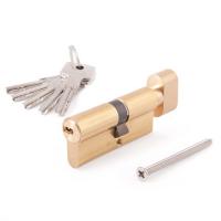 Цилиндровый механизм ABUS KD6MM 80мм. (45/K35) кл./верт. 5 кл. (латунь) /10 (Германия)