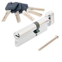 Цилиндровый механизм Apecs PM-100(40C/60)-C-CR (ключ/вертушка) (B2B) (хром) (12/72)