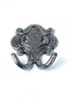 Крючок К1 (Сова) антик серебро (Беларусь) (50)