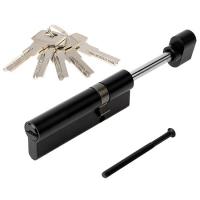 Цилиндровый механизм Avers ZM-95(30S/65)-S/65-C11-BLM ключ/шток (черный) (12/72)