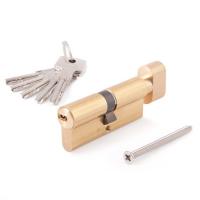 Цилиндровый механизм ABUS KD6MM 90мм. (45/K45) кл./верт. 5 кл. (латунь) /10 (Германия)