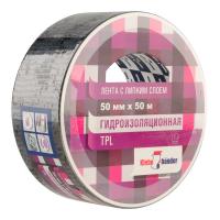 Лента клейкая армированная (TPL) 50мм х 50м черный "Klebebander" (6/36)