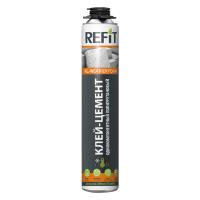 Пена клей ЦЕМЕНТ ПРОФИ всесезонный «REFIT» 780г (-10°С до +35°C) (12)