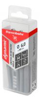 Сверло по металлу  6,0х93мм сталь Р6М5 "Rennbohr DYNAMIC" (1/20шт) коробка