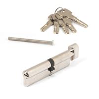 Цилиндровый механизм Apecs SM-120(65/55C)-C-NI (ключ/вертушка) (никель) (10/50)
