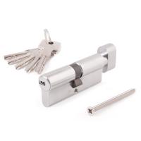 Цилиндровый механизм ABUS KD6N 100мм. (50/K50) кл./верт. 5 кл. (никель) /10 (Германия)