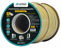 Уплотнитель "E" профиль 9х4мм белый (150м) "ULTIMA" (6)