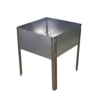 Мангал сборный "Эконом" (350x250x350 толщ. 0,5 мм) + 5x370 шамп. (Павлово)