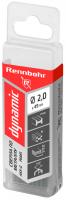 Сверло по металлу  2,0х49мм сталь Р6М5 "Rennbohr DYNAMIC" (20шт) коробка