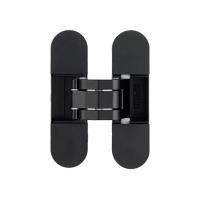 Петля скрытой установки Apecs 110*30-3D-Z-BLM (R15) врезная (черный матовый) (2шт/уп) (60)