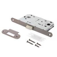 Защелка дверная пластмассовая с фиксацией Apecs 5300-P-WC-GRF (графит) (5/40)