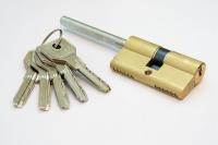 Цилиндровый механизм Cisa ASIX OE307-81.00 (65 мм/30+10+25S) под ШТОК 65 мм. (золото)