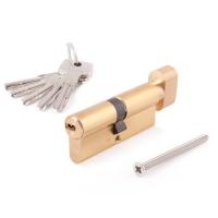 Цилиндровый механизм ABUS KD6MM 80мм. (40/K40) кл./верт. 5 кл. (латунь) /10 (Германия)