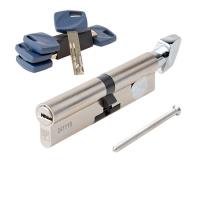 Цилиндровый механизм Апекс Premier XR-120-C15-NI (ключ/вертушка) (никель) (5/20)