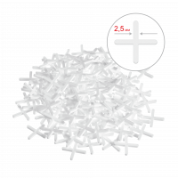 Крестики для кафеля 2,5мм ЗУБР /уп. 150шт./ (30)