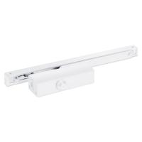 Доводчик дверной Notedo DC-075 SL+HO скользящая тяга, с фиксацией, до 60кг (белый RAL9016) (10)