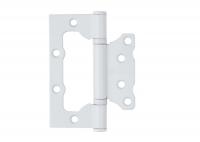 Петля S-Locked B-100*75*2,5-MWh накладная (без врезки) (мат. белый) (2/20/100)