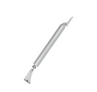 Доводчик дверной Notedo GS-035 HO пневмо, с фиксацией, до 35кг (серебро RAL9006)