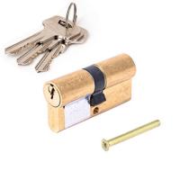 Цилиндровый механизм Apecs SC-60(3)-G (ключ/ключ) (золото) 3 ключа (10/100)