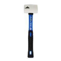 Киянка резиновая с фиберглассовой ручкой белая 225 гр. VertexTools (6)