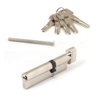 Цилиндровый механизм Apecs SM-110(70/40C)-C-NI (ключ/вертушка) (никель) (10/50)