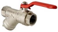 Кран шаровый 1/2" FRAP (15) вн/вн  ручка с ФИЛЬТРОМ мех.очистки (14)